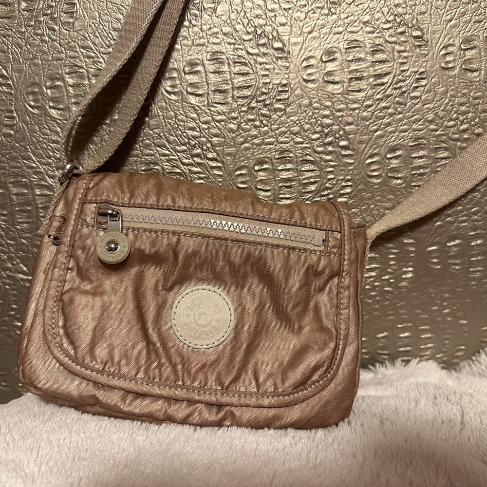 Stylish alabaster pink Kipling, mini, trending,Crossbody Bag